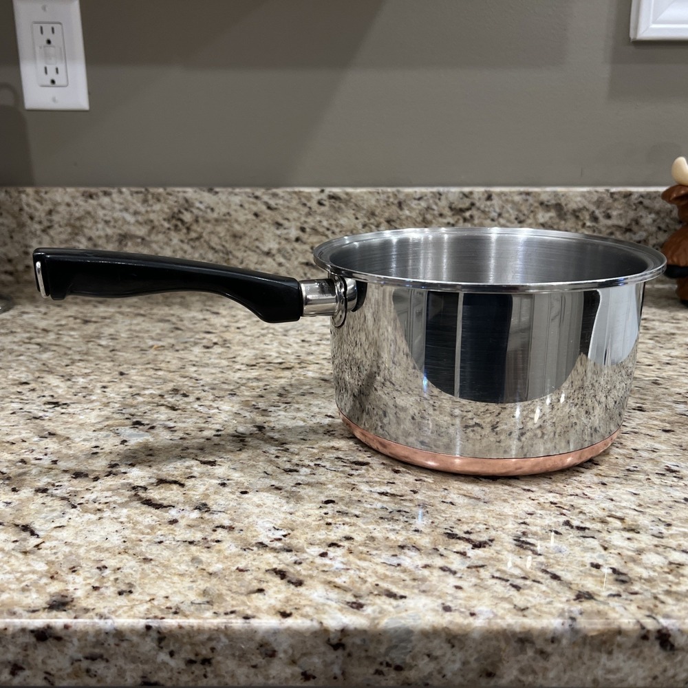 Vintage Sears Maid Of Honor Copper Bottom 2 Quart Pan No Lid